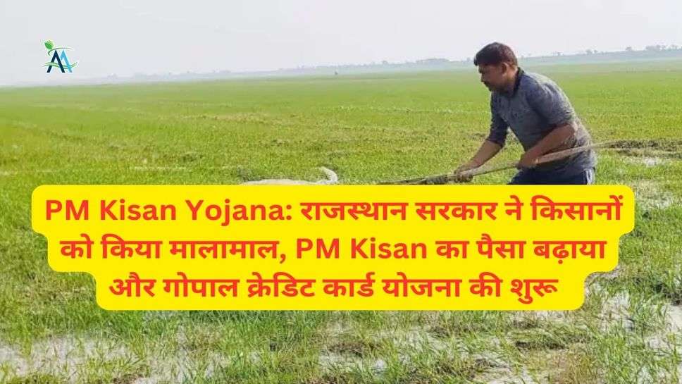 PM Kisan Yojana: राजस्थान सरकार ने किसानों को किया मालामाल, PM Kisan का पैसा बढ़ाया और गोपाल क्रेडिट कार्ड योजना की शुरू
