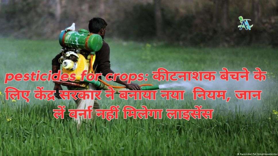 pesticides for crops: कीटनाशक बेचने के लिए केंद्र सरकार ने बनाया नया  नियम, जान लें वर्ना नहीं मिलेगा लाइसेंस