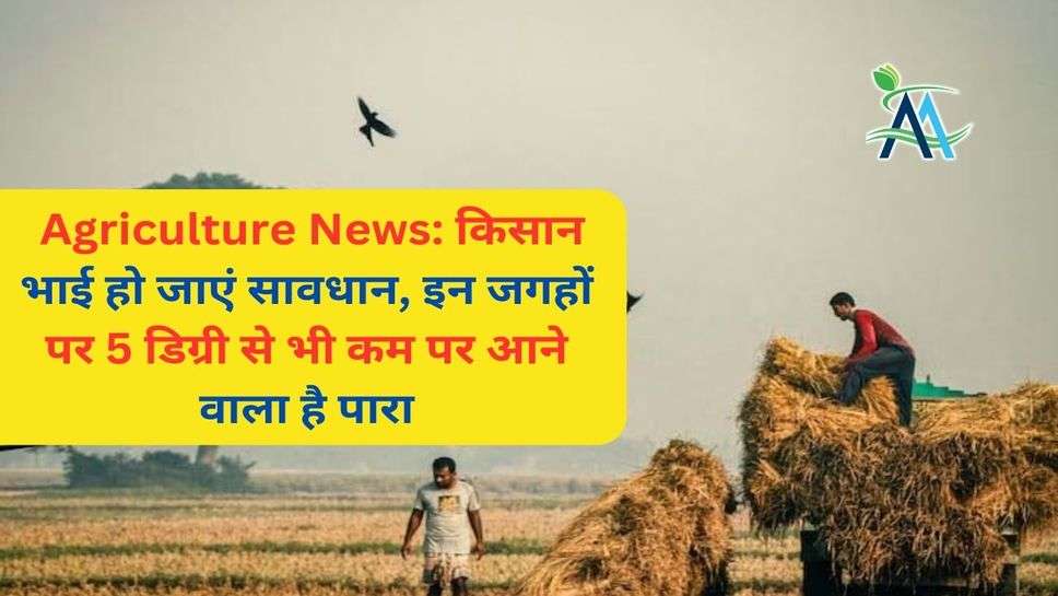 Agriculture News: किसान भाई हो जाएं सावधान, इन जगहों पर 5 डिग्री से भी कम पर आने वाला है पारा
