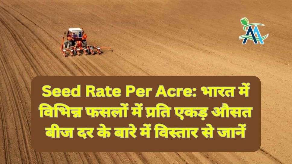 Seed Rate Per Acre: भारत में विभिन्न फसलों में प्रति एकड़ औसत बीज दर के बारे में विस्तार से जानें