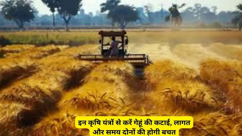 इन कृषि यंत्रों से करें गेहूं की कटाई, लागत और समय दोनों की होगी बचत