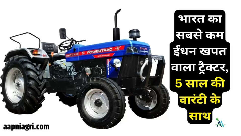 भारत का सबसे कम ईंधन खपत वाला ट्रैक्टर, 5 साल की वारंटी के साथ